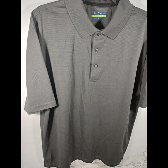 Ben Hogan Performance Stretch Polo Men's Size XL Dark Gray Striped Shirt - Picture 2 of 5